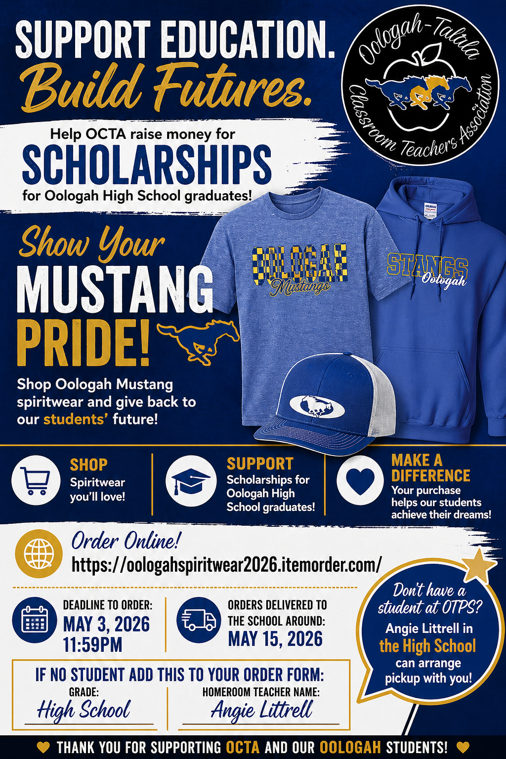 Show your Mustang Pride!