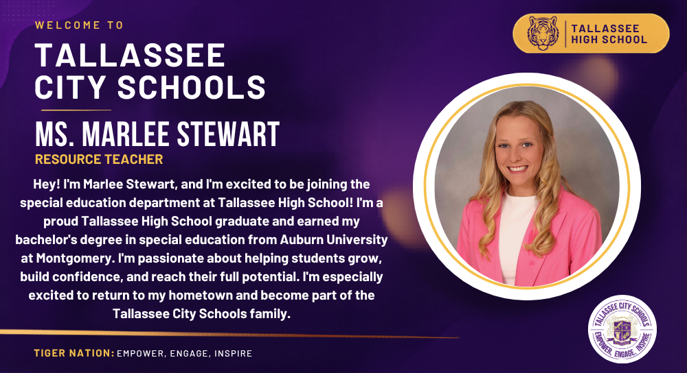 Welcome to Tallassee City Schools!