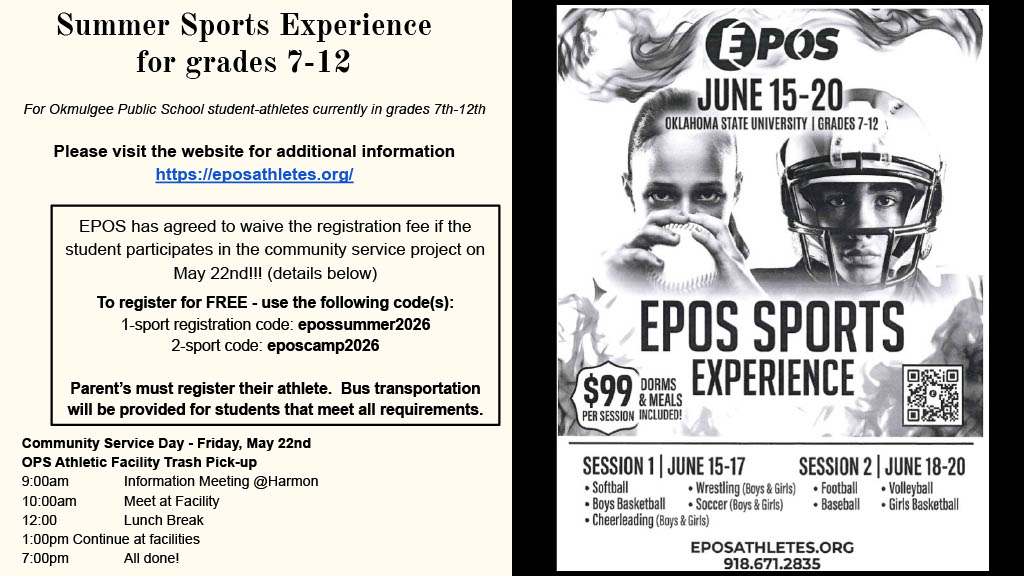 Summer Sports Experience - Grades 7-12 