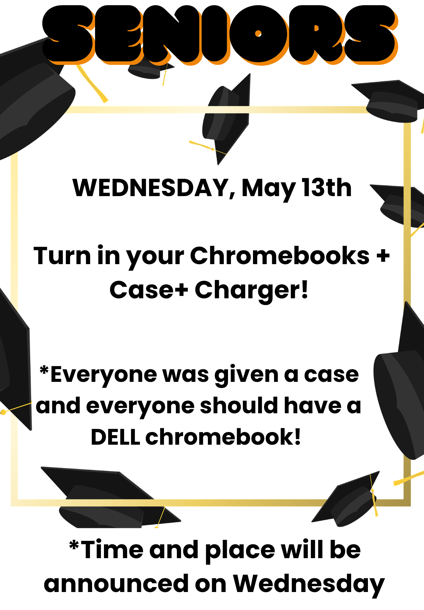 Chromebook Returns and Google Account Transfer- REMINDERS! 