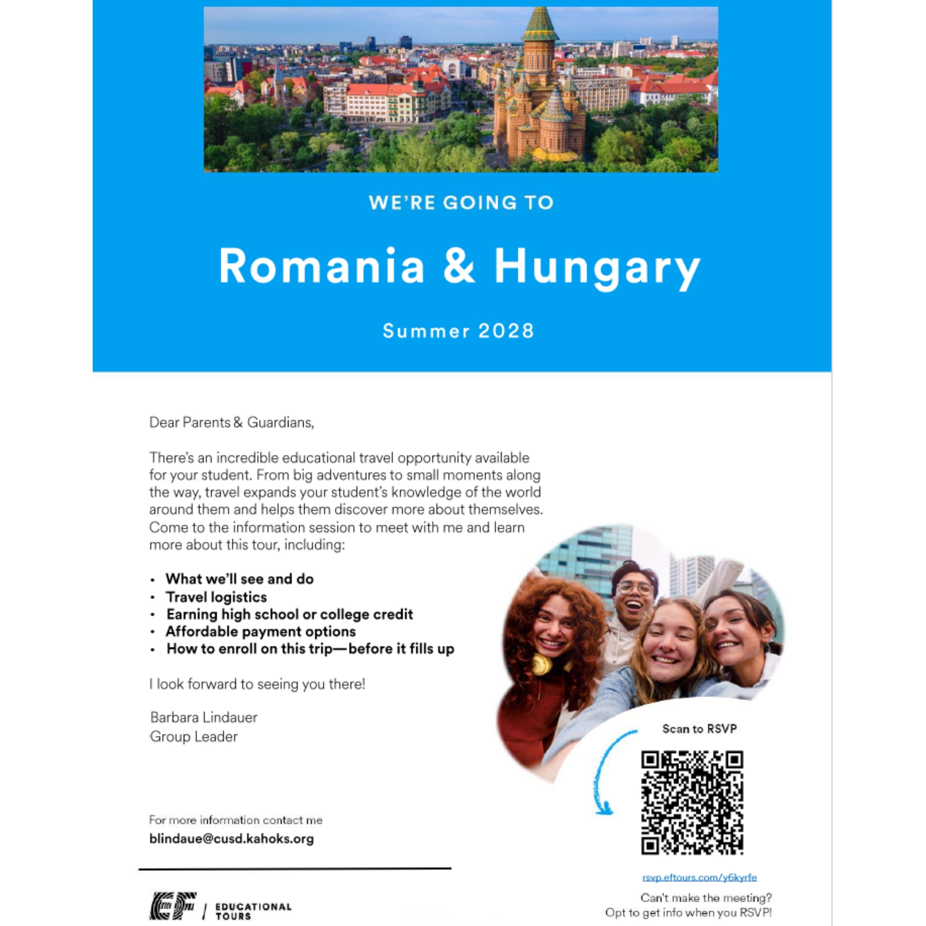 Trip to Romania & Hungary - Summer 2028