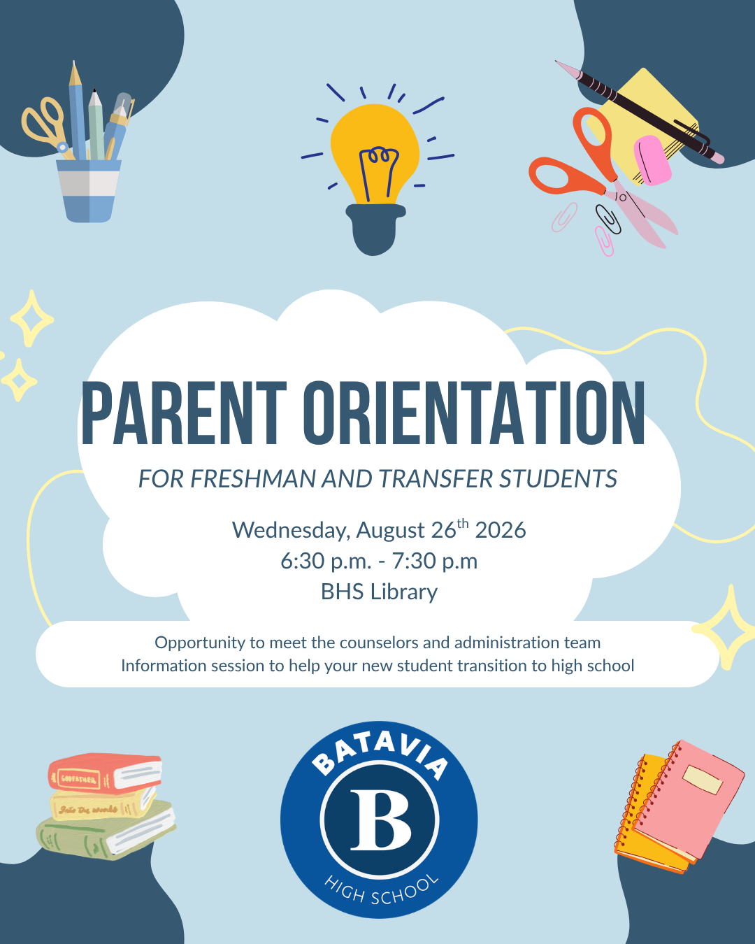Parent Orientation for Freshmen and Transfer Students