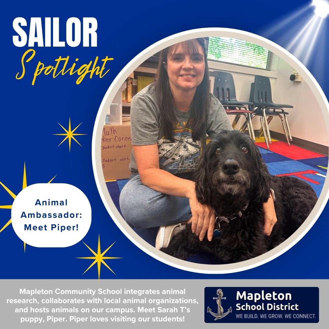 Sailor Spotlight: Mapleton Animal Ambassadors - Meet Piper!