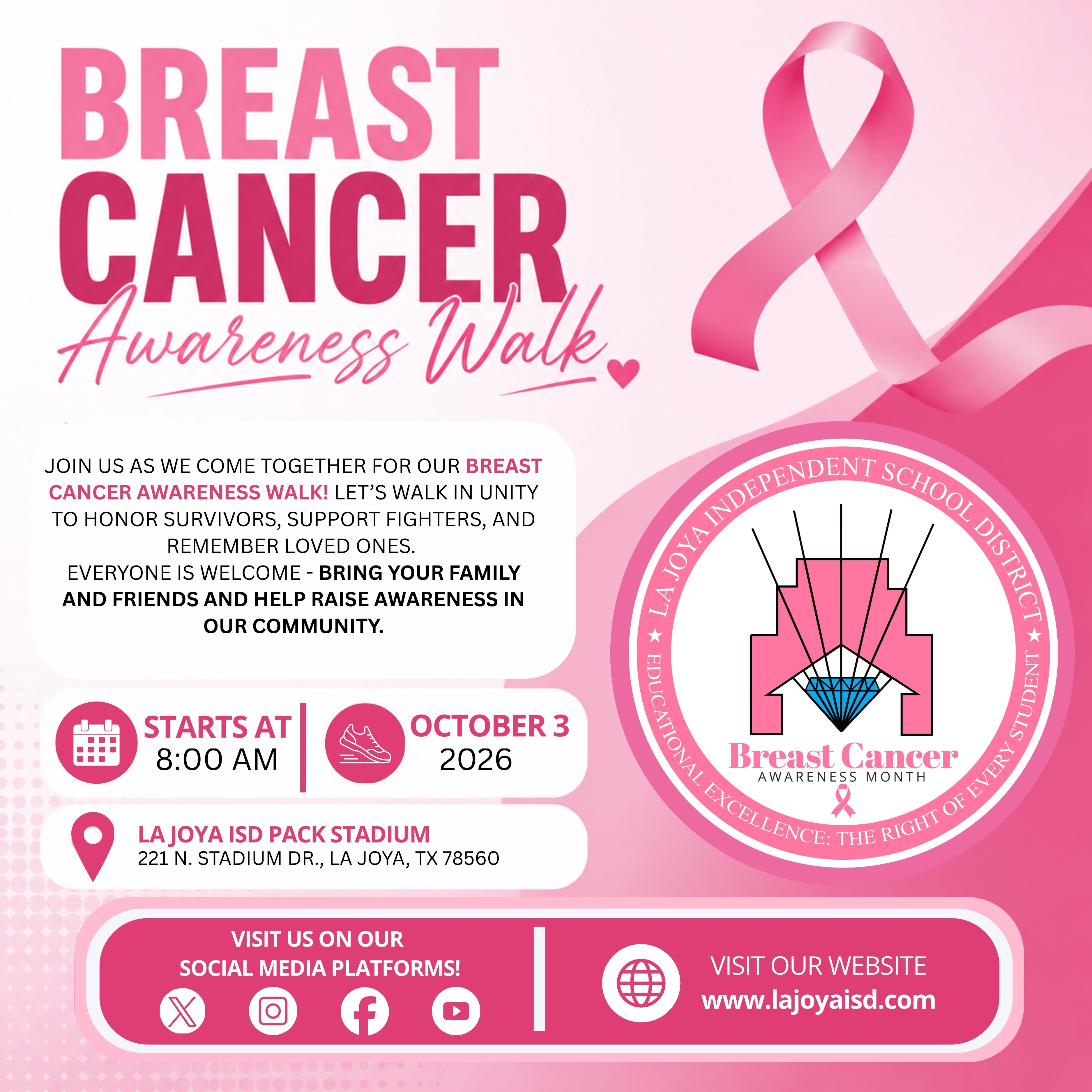 💗 On October 3rd, we wear PINK! 💗