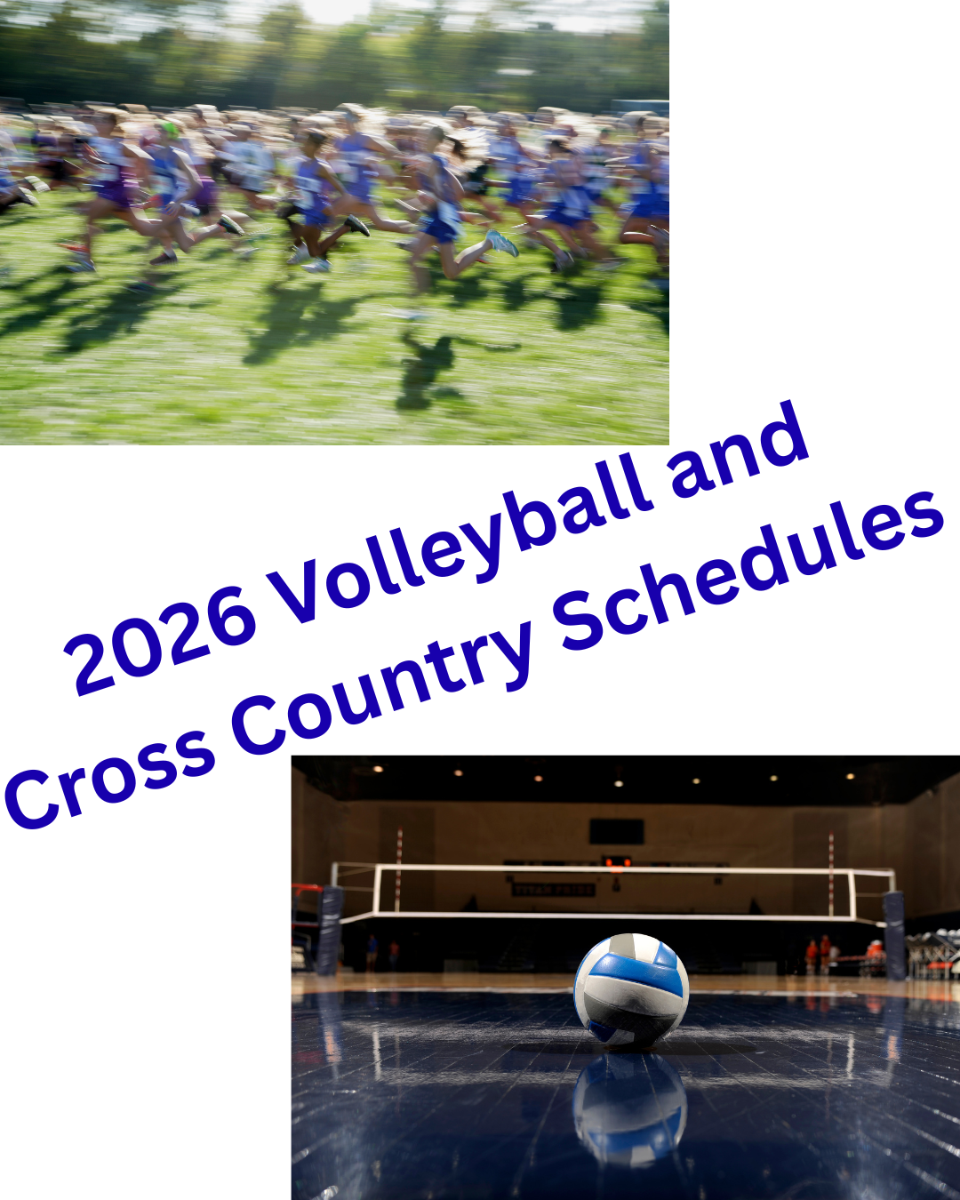 2026 Volleyball and Cross Country Schedules 