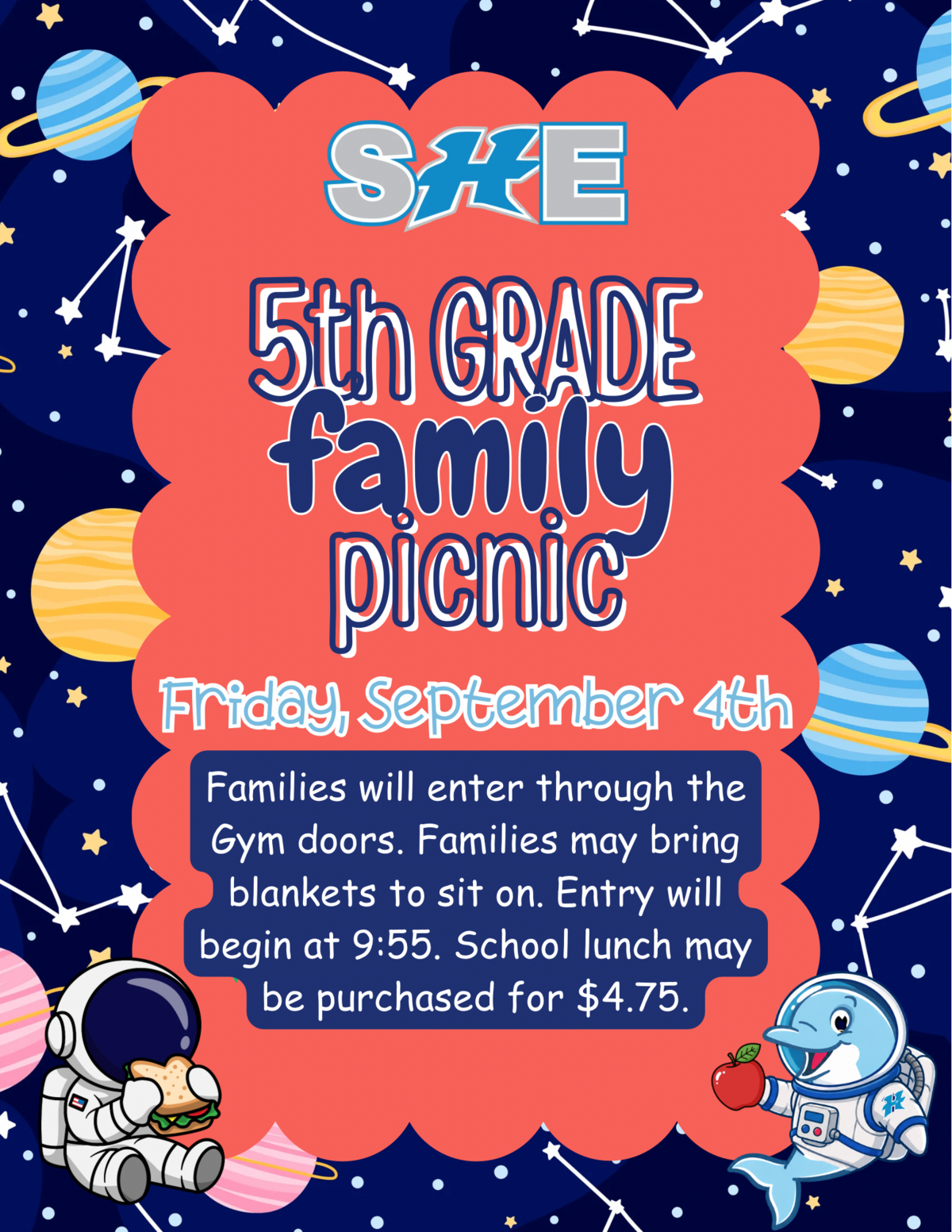 5th Grade Family Picnic