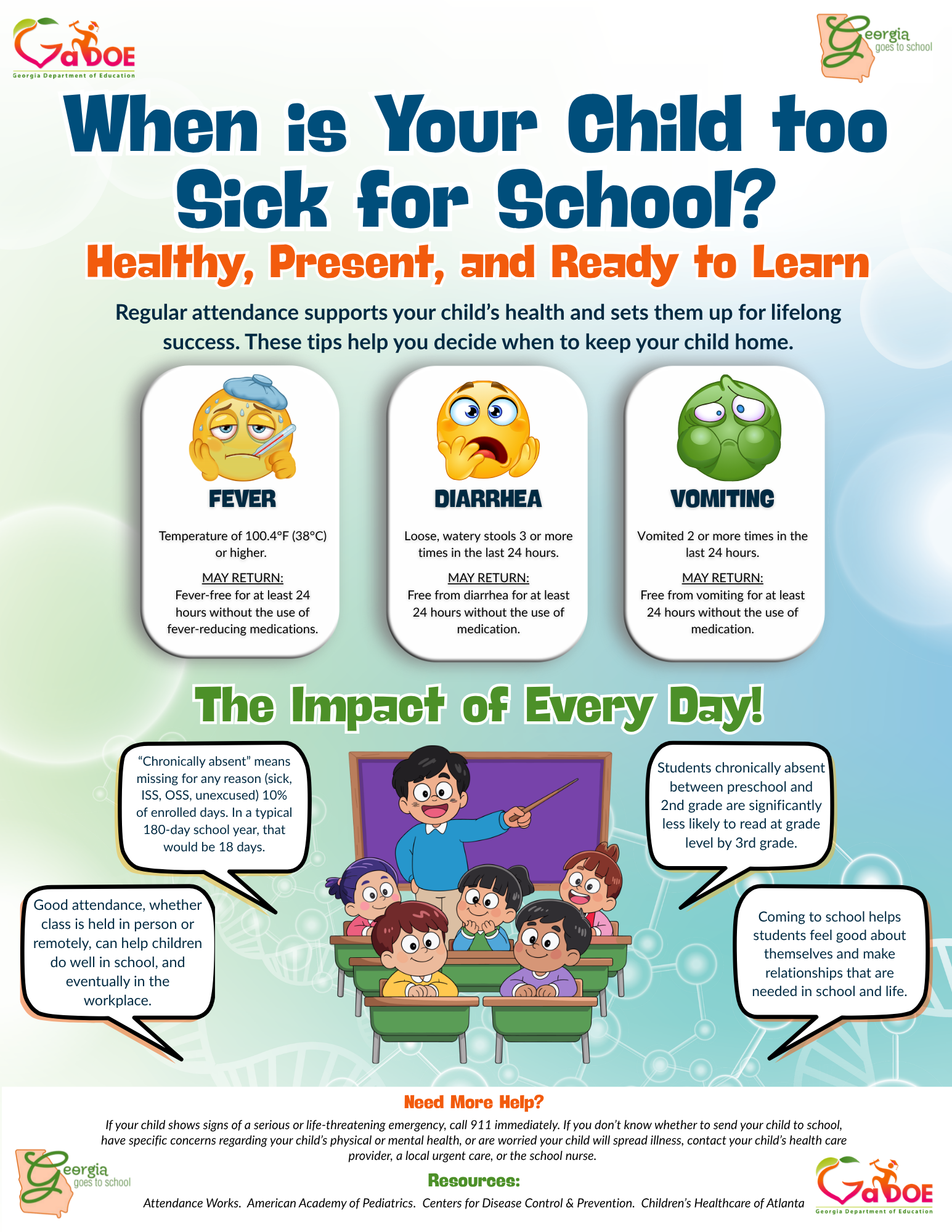 RPS-When is your child too sick for school?