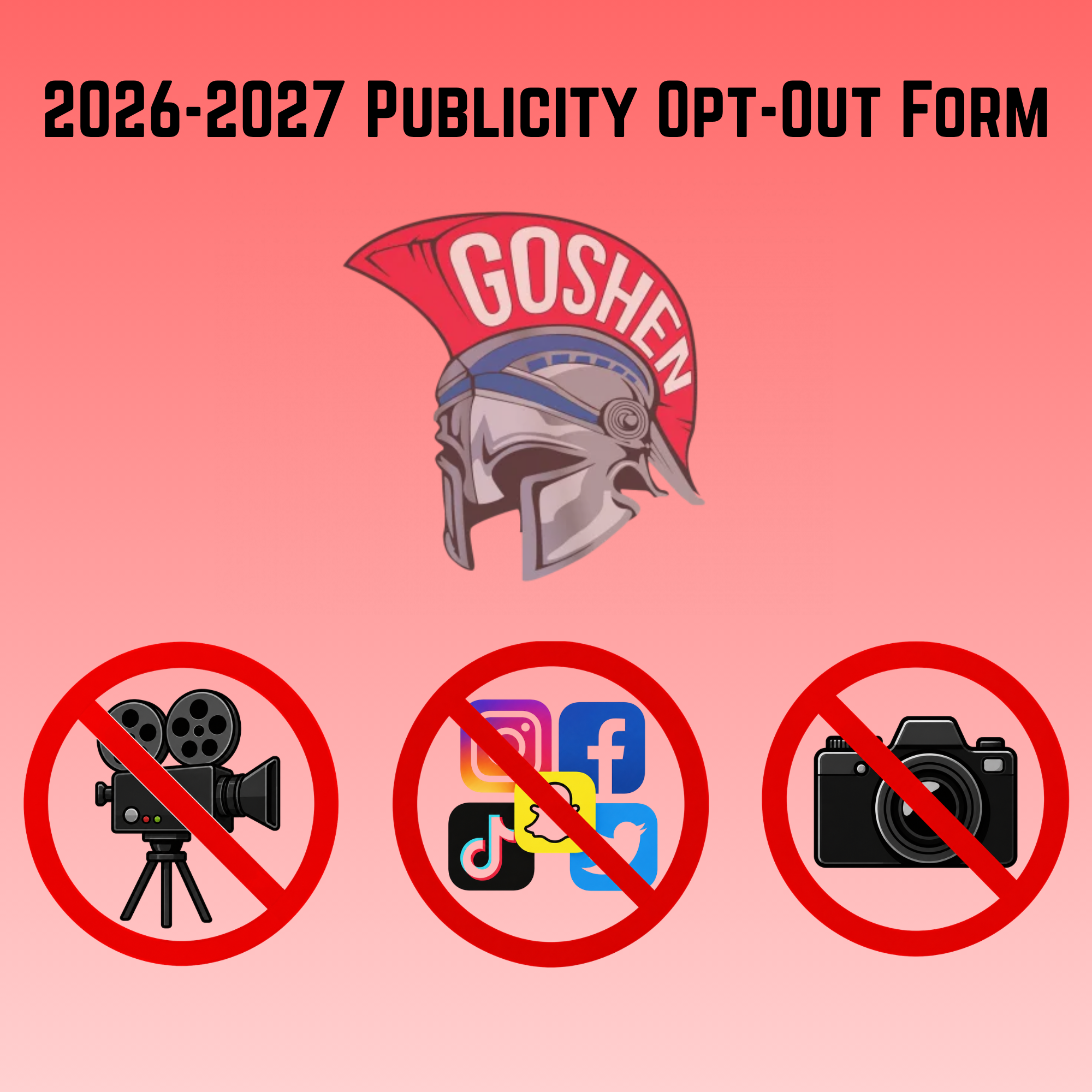 2026-2027 Publicity Opt-Out Form