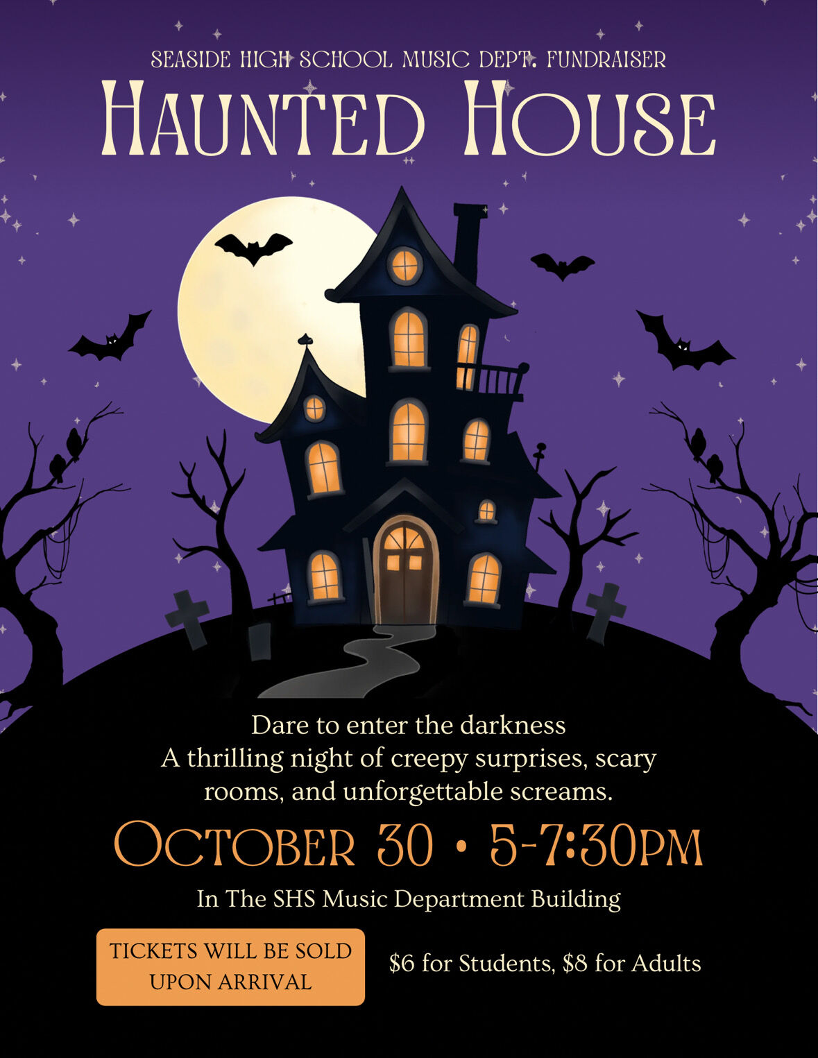 🎃👻 HAUNTED HOUSE @SEASIDE HIGH 🎃👻