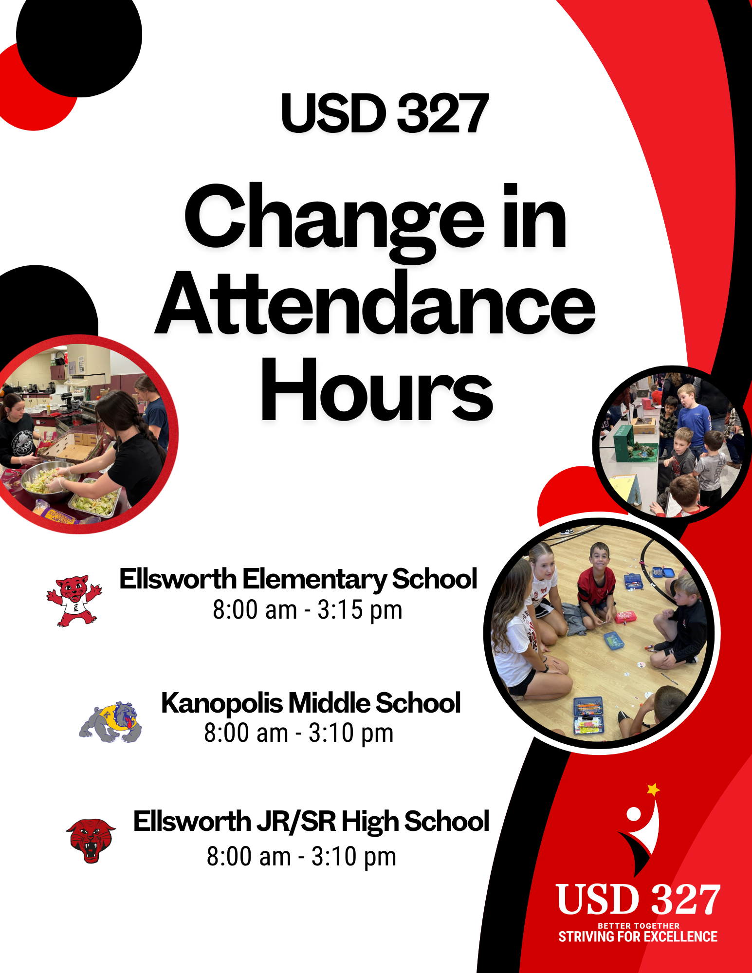 Change in Attendance Hours