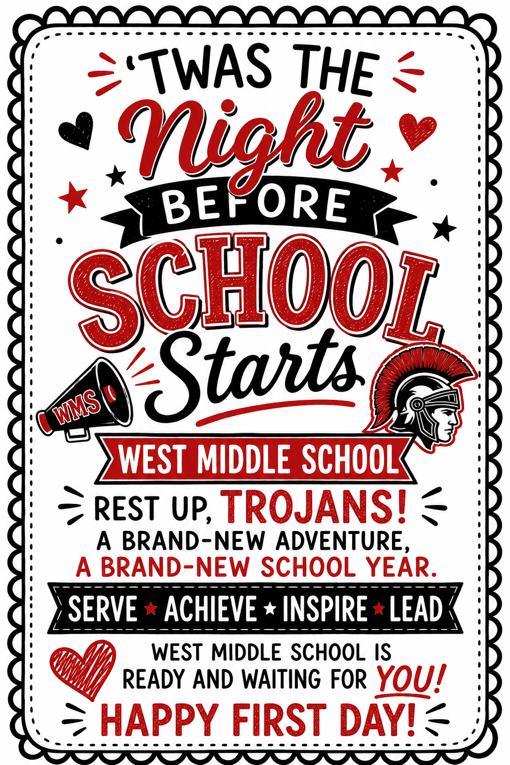 ’Twas the Night Before School Starts