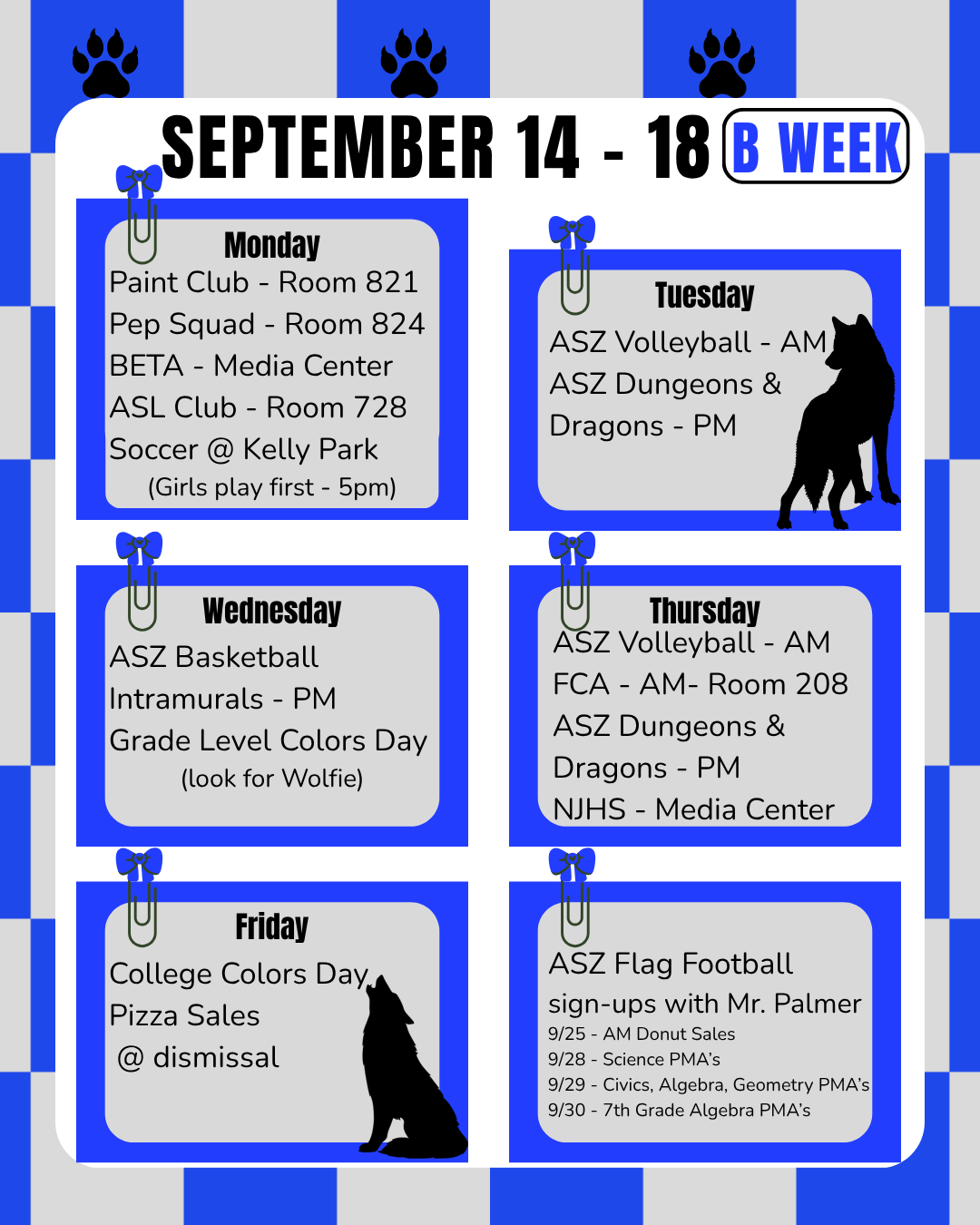 What's Happening Week of September 14