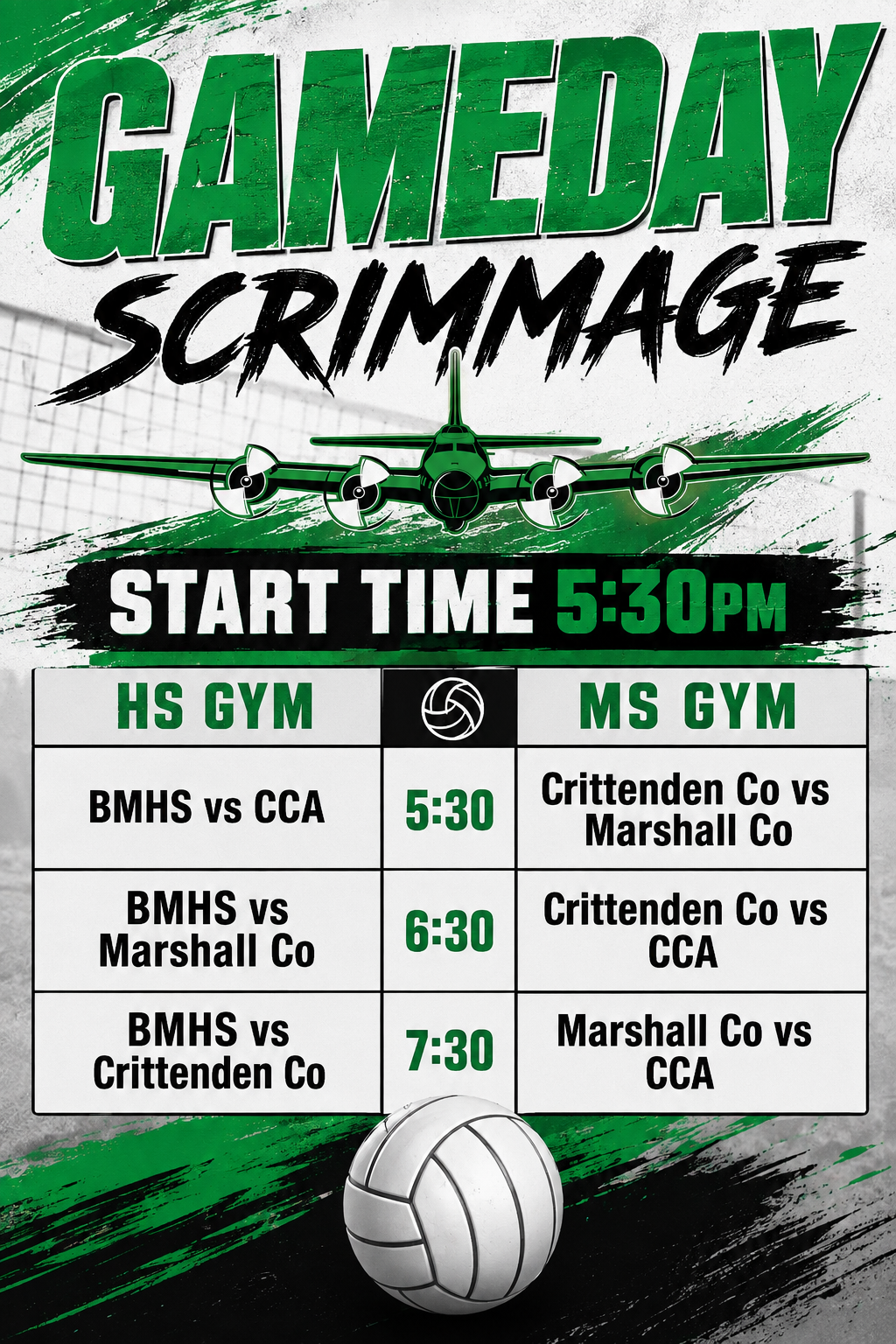 Volleyball Home Scrimmage