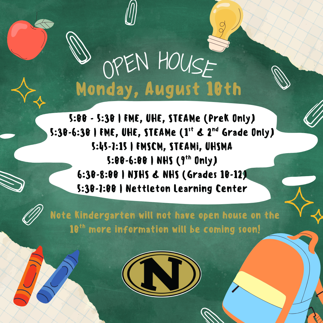 Open House | Monday, August 10th