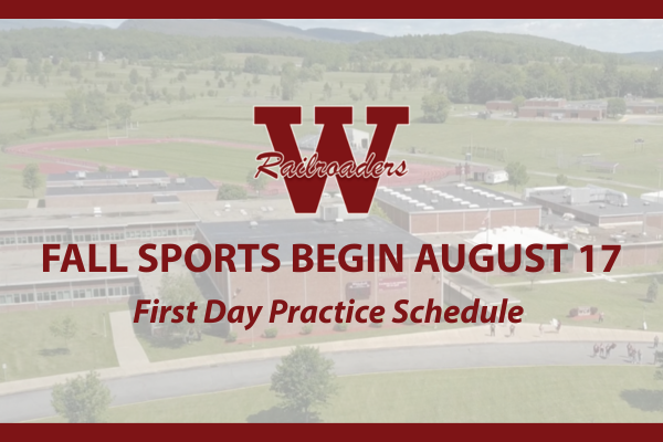 Whitehall CSD Fall Sports Begin August 17