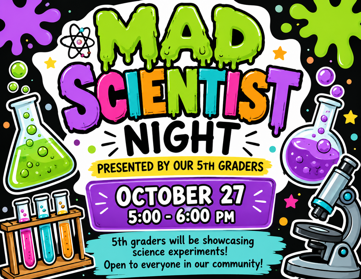 REMINDER Mad Scientist Night TONIGHT