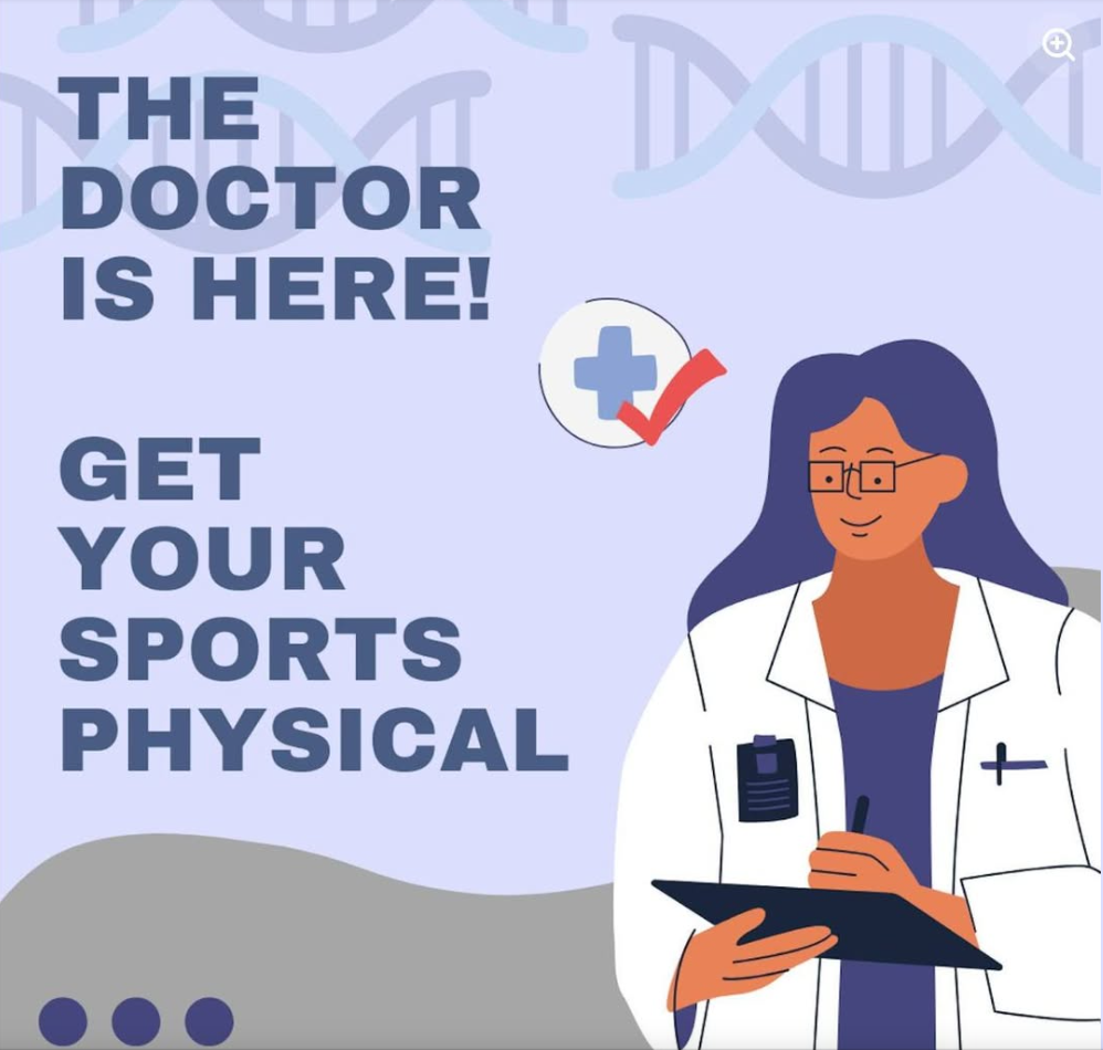 On Tuesday at School - Sports Physical, TB, Hearing, Vision Exams