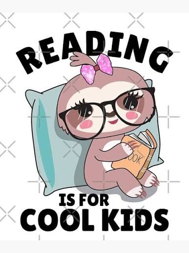 Cute animal promoting reading and how coot it is
