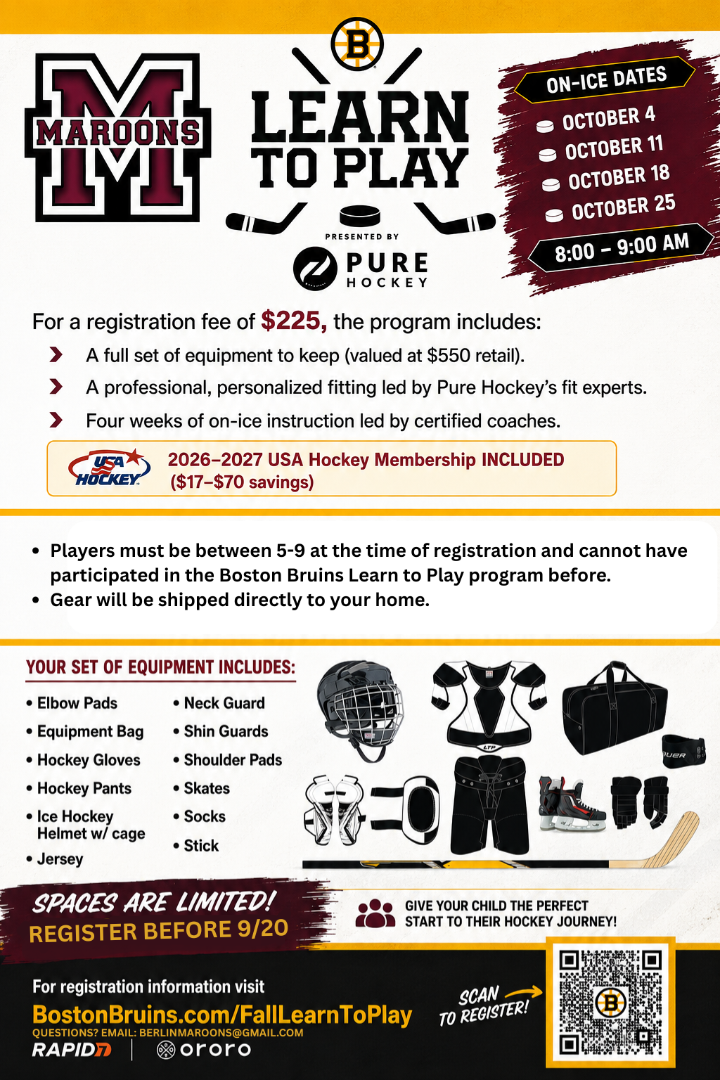 Hockey Opportunity - Ages 5-9
