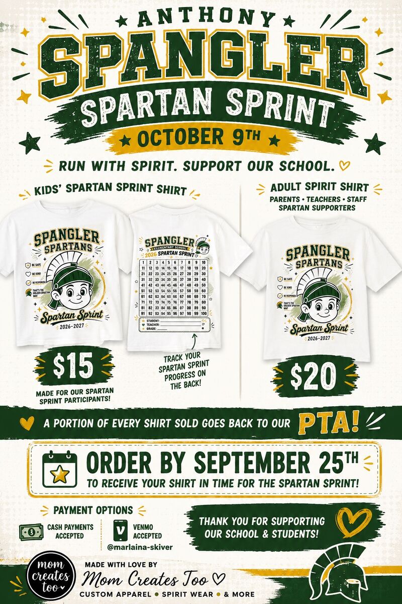Spartan Sprint Spirit Wear