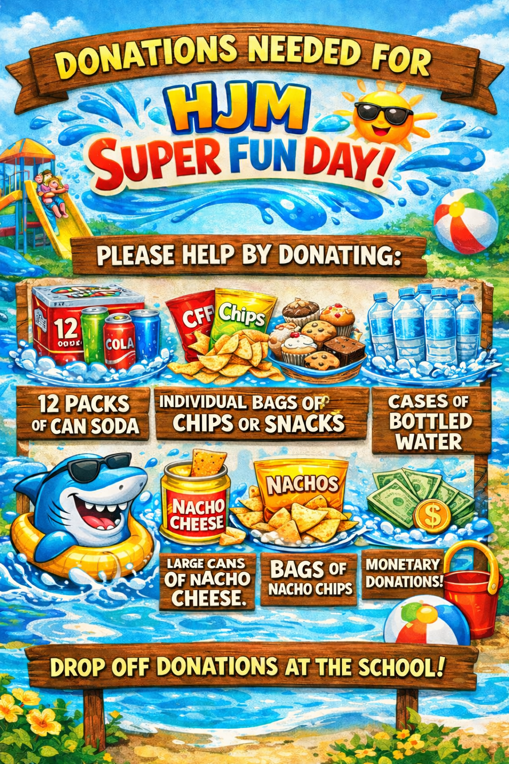 Super Fun Day Donations