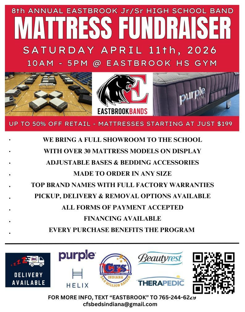 Eastbrook Band Mattress Sale - This Saturday 4/11