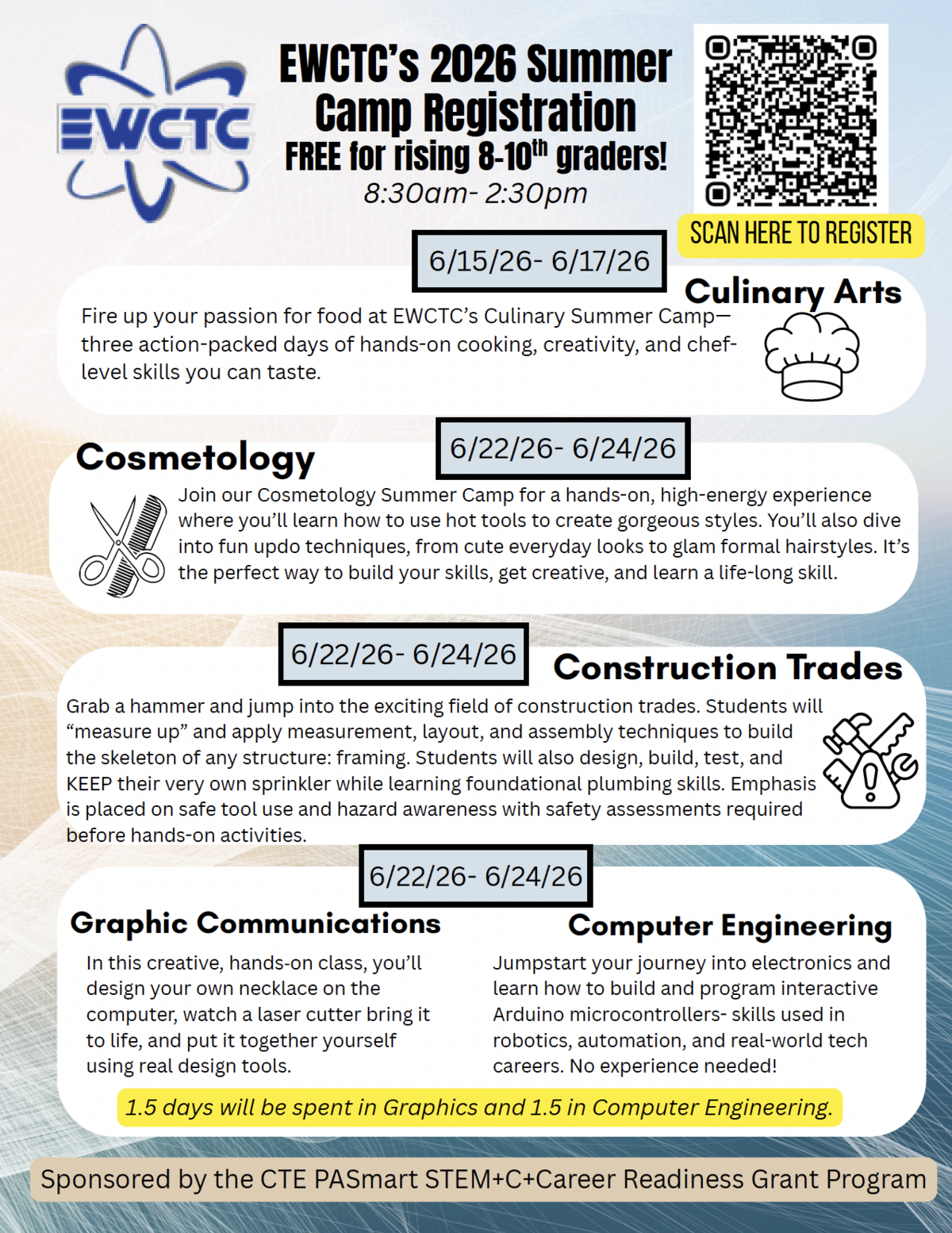 EWCTC 2026 Summer Camp Registration