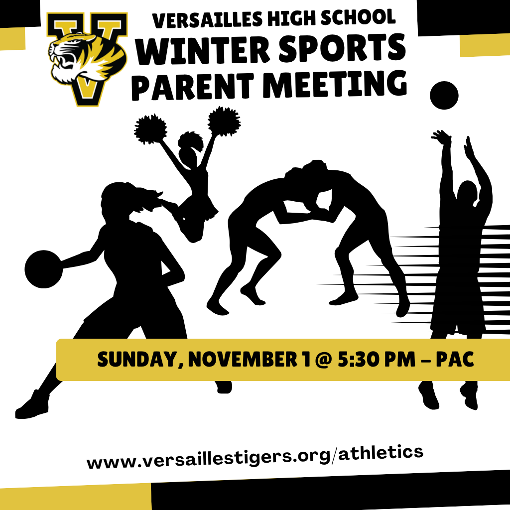 MCR2 Reminder: High School Winter Sports Parent Meeting - Sunday, November 1, 2026
