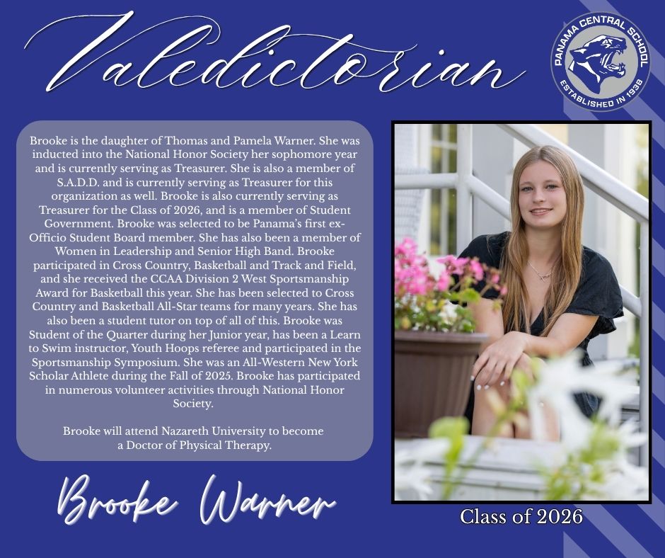 2026 Valedictorian & Salutatorian!
