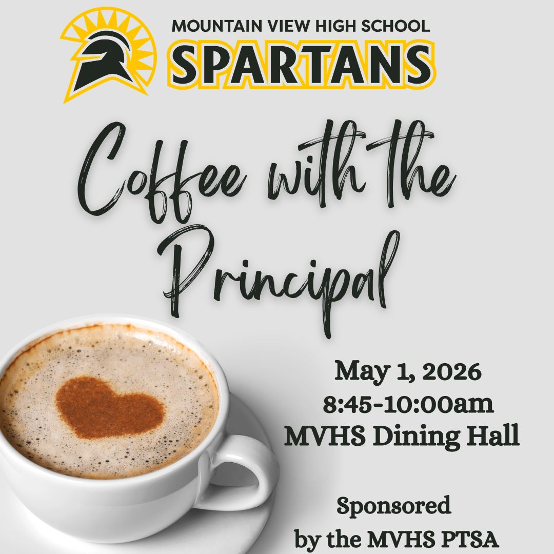 Coffee with the Principal - This Friday, May 1st