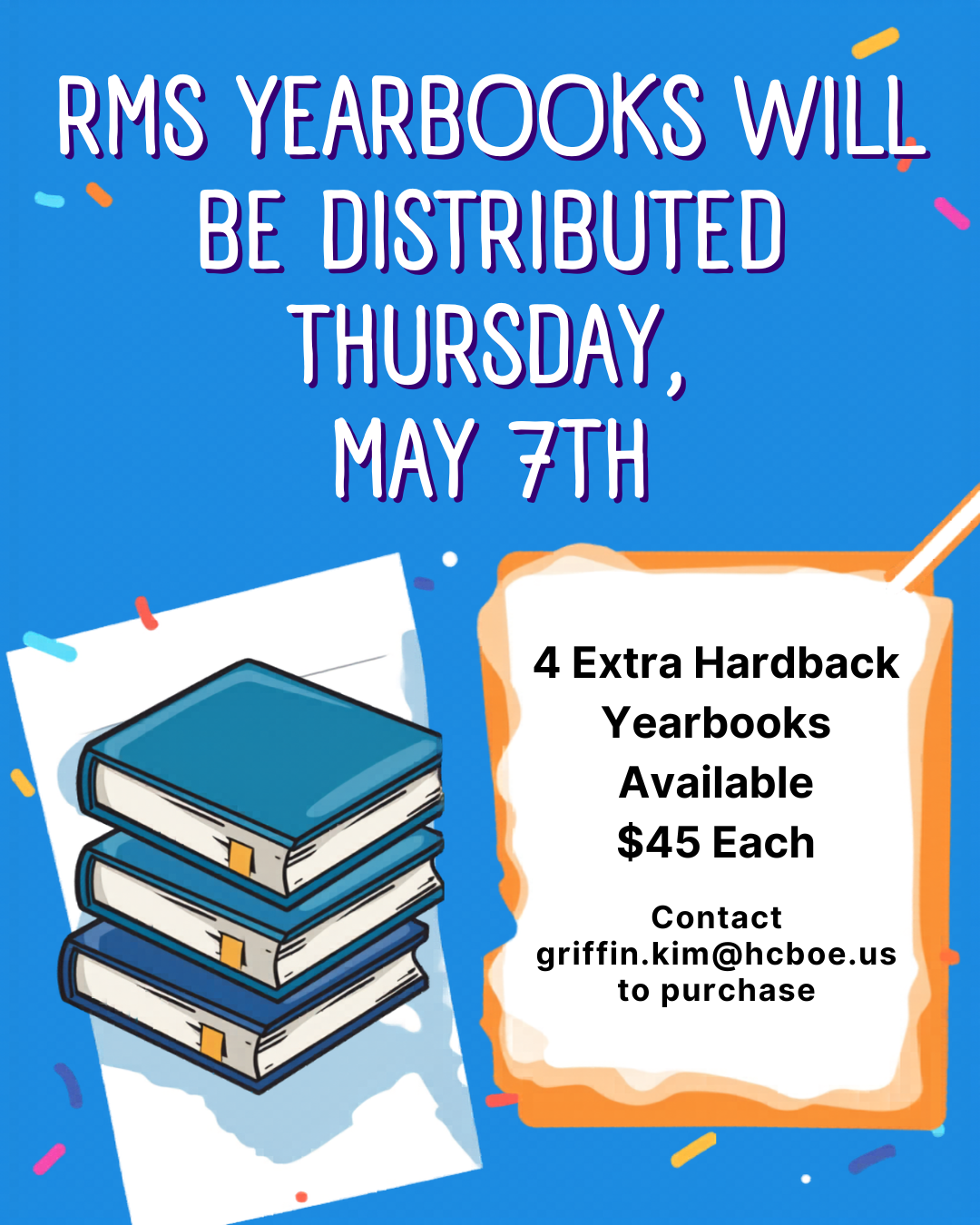 Yearbooks (extras and arrival date)