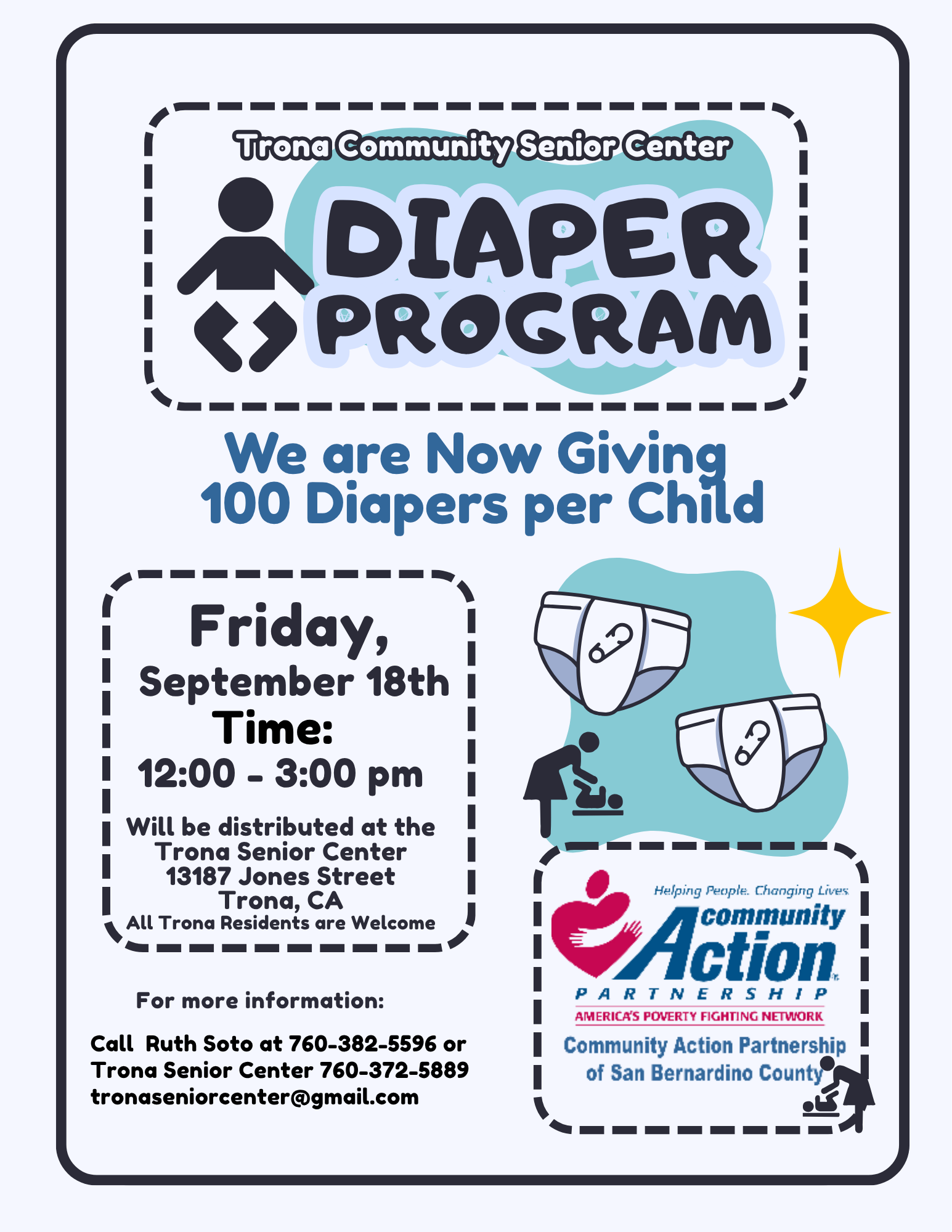 🍼 DIAPER DISTRIBUTION 🧸🩵Friday