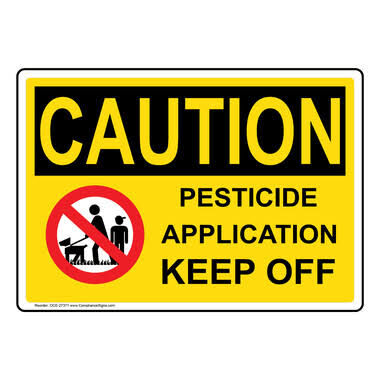 Herbicide Treatment behind New Albany School