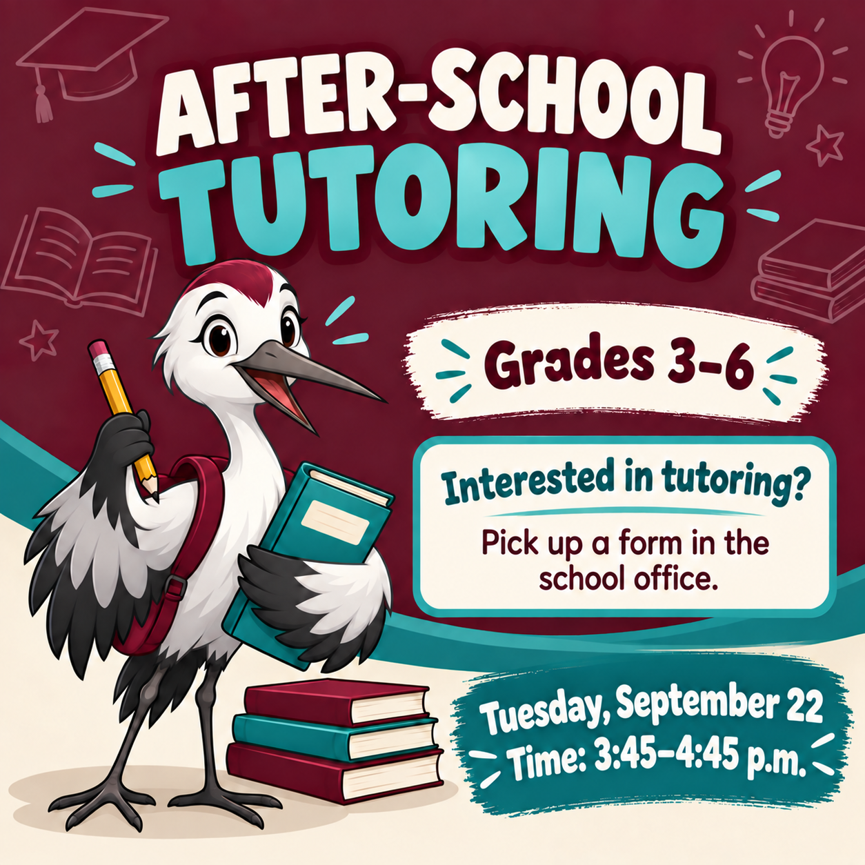 After-School Tutoring — Grades 3–6