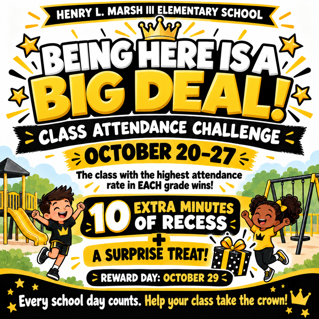 Class Attendance Challenge October 20-27