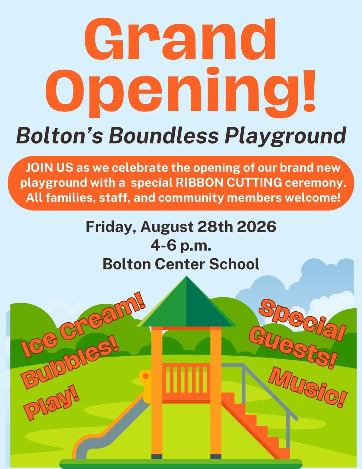 Bolton's Boundless Playground Grand Opening!  