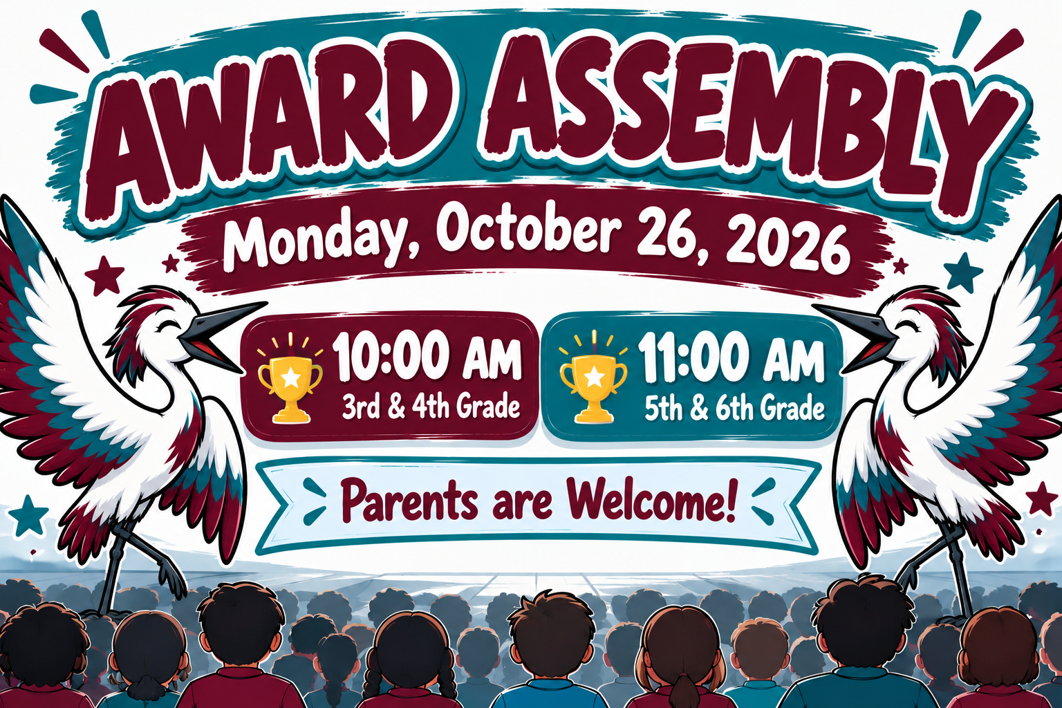 Award Assembly – Monday, October 26, 2026