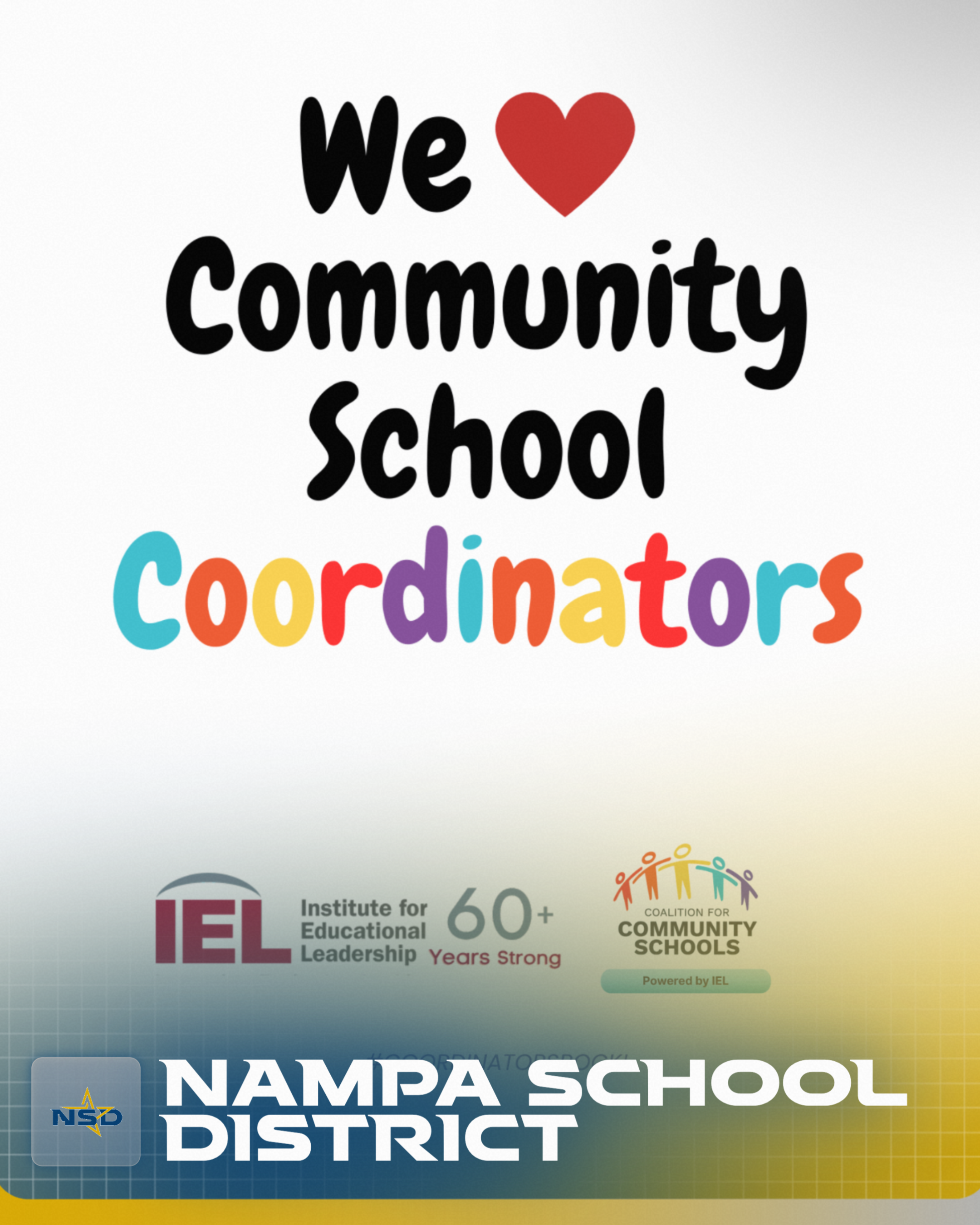 💙 Celebrating our Community School Coordinators! 💛