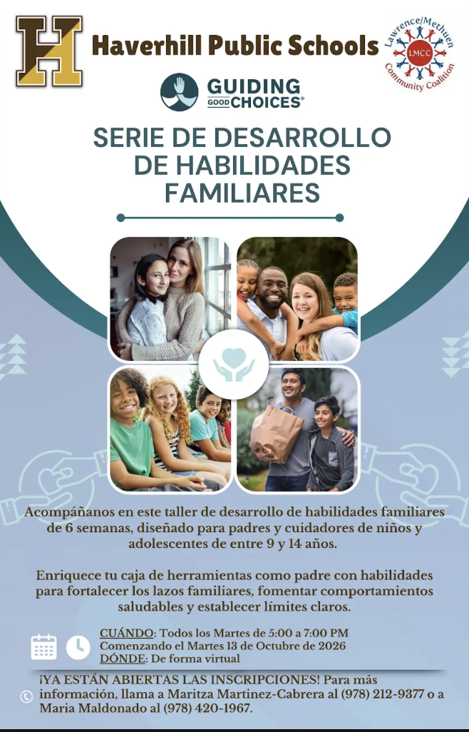 Guiding Good Choices Workshop for parents in Spanish