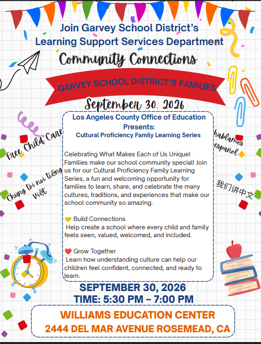 Community Connections-Today/Wednesday 9/30