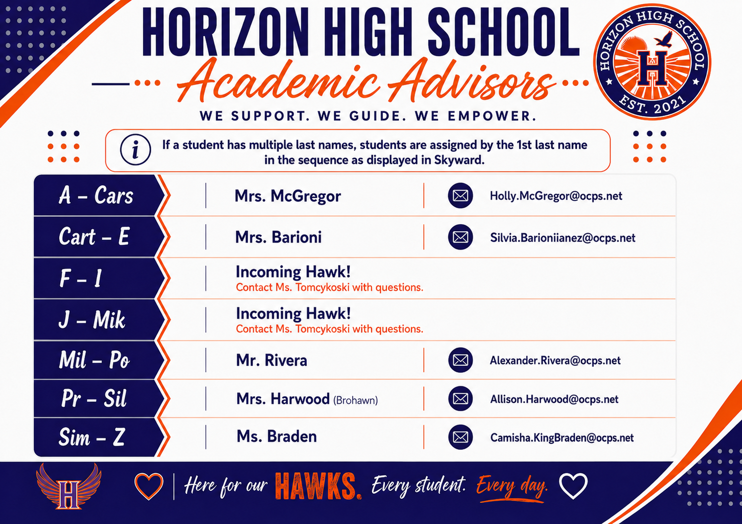 Student Services Updates