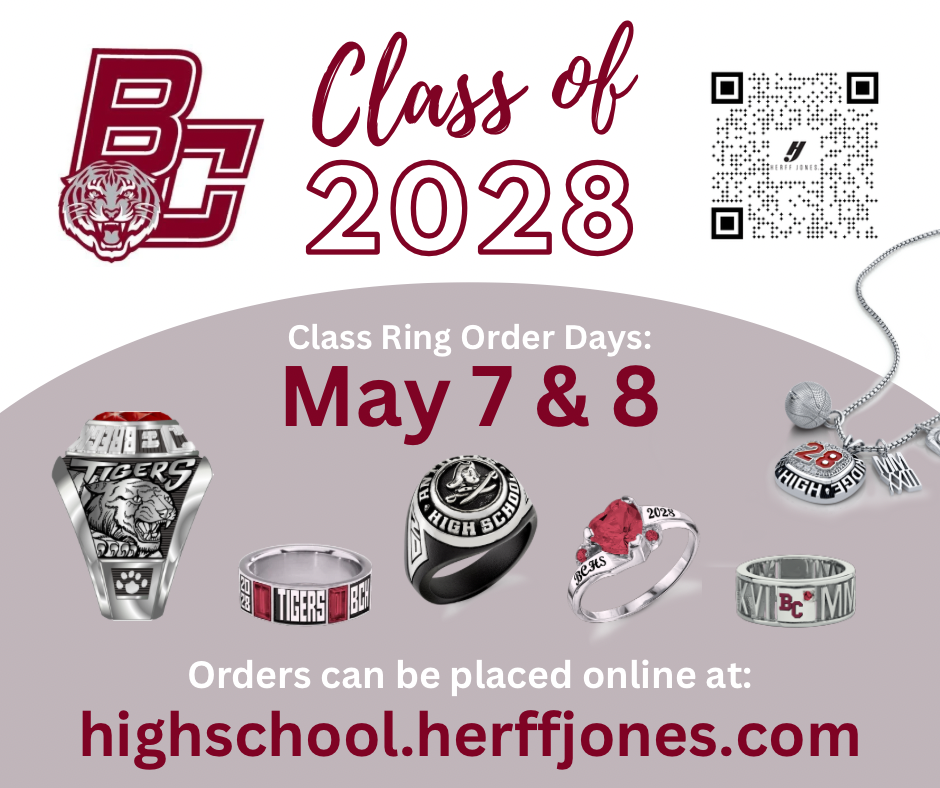 Class Ring Ordering Information