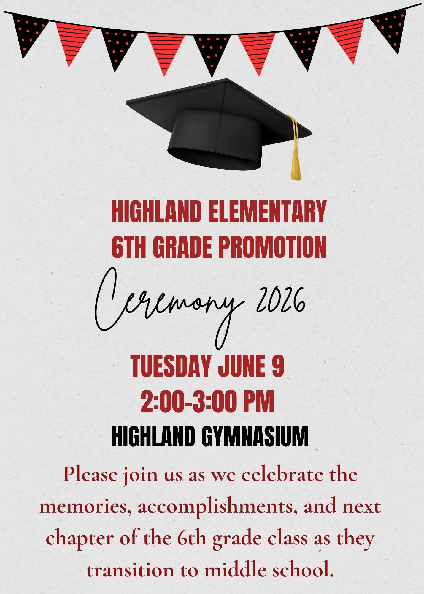 6th grade Promotion