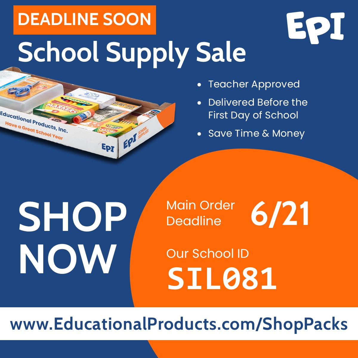 Silver Trail PTA - Sale on School Supplies Extended! 