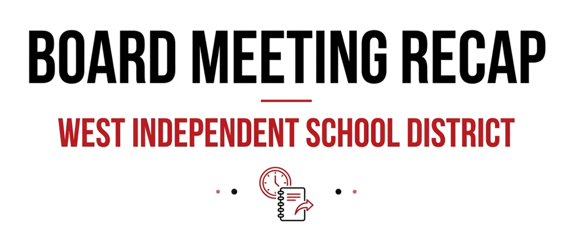 August Regular Board Meeting Recap