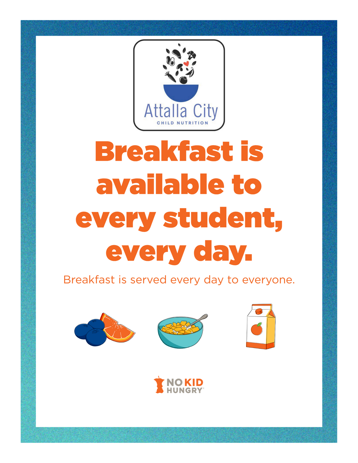 School Breakfast Served Daily