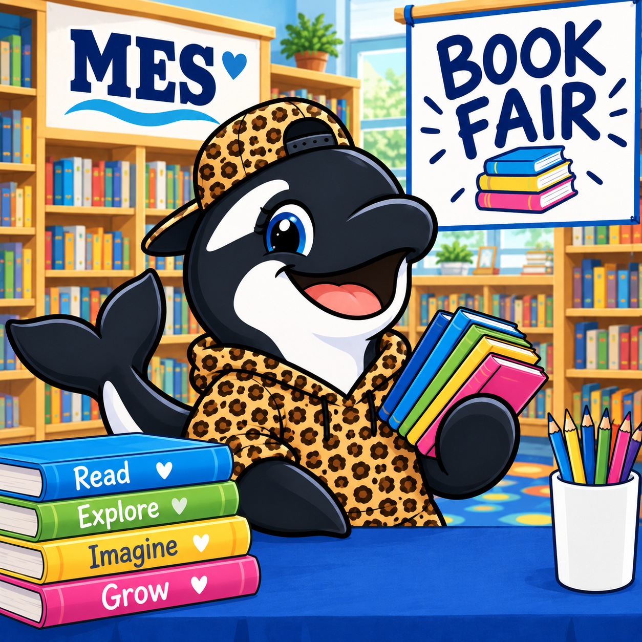 Spirit Day Tomorrow + Book Fair Family Night! 