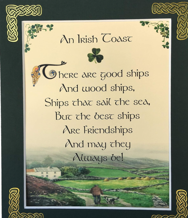 Irish toast about friendship