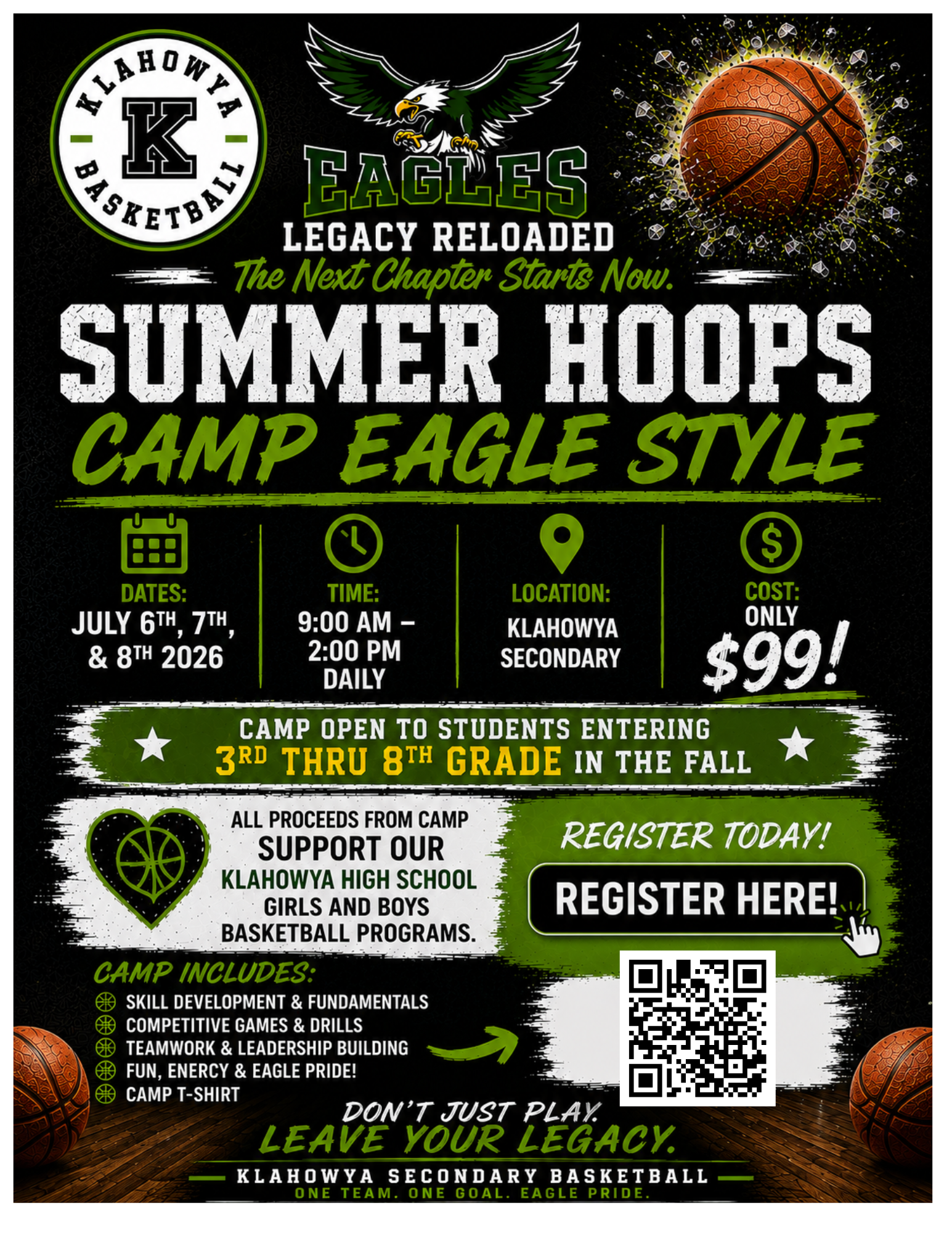 Summer Hoops Camp Eagle Style