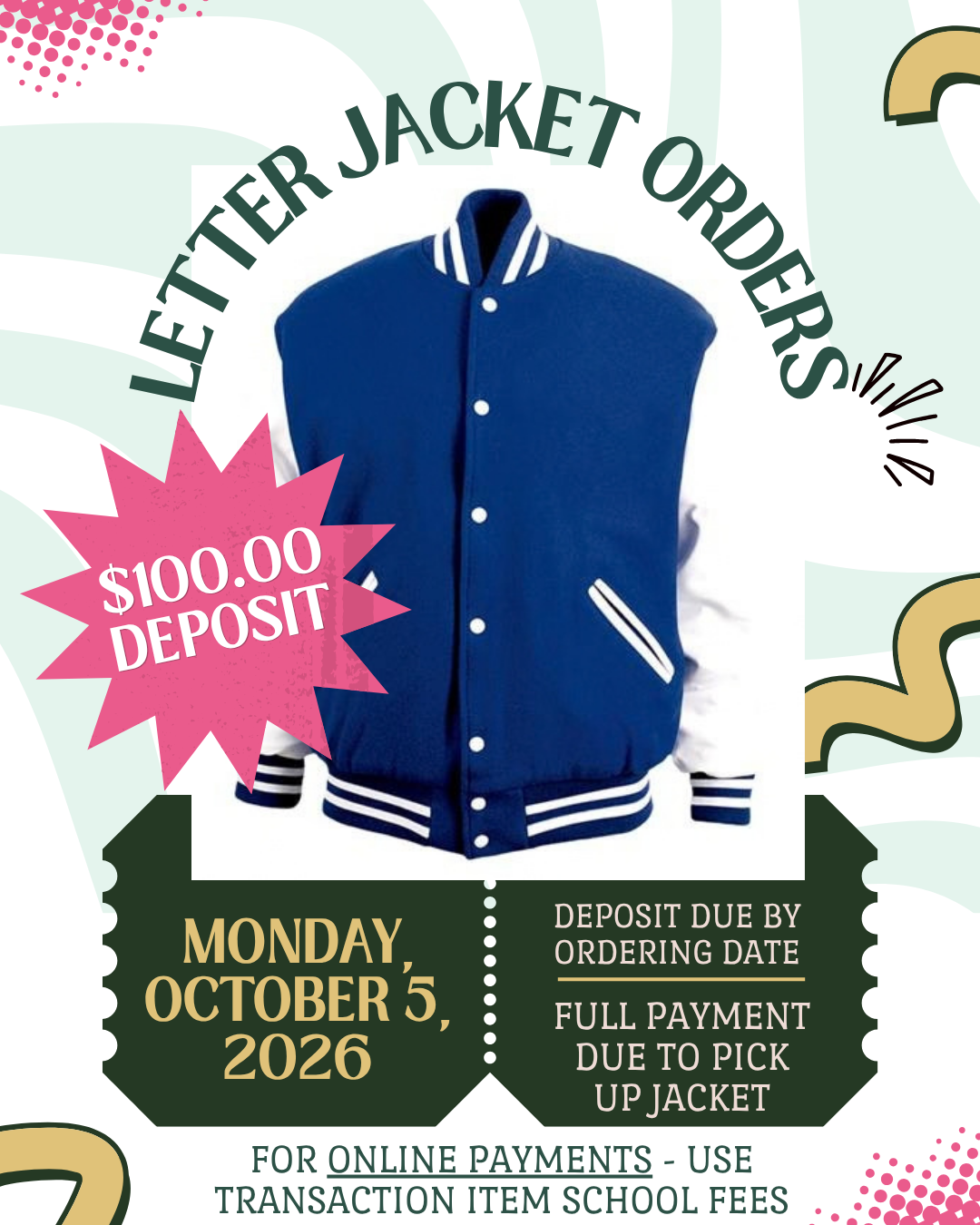 Letter Jacket Orders
